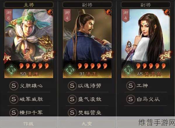 三国志战略版，姜维开荒阵容的绝佳搭配指南