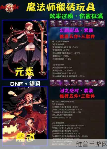 DNF手游攻略，女元素与魔道，哪个更适合你？