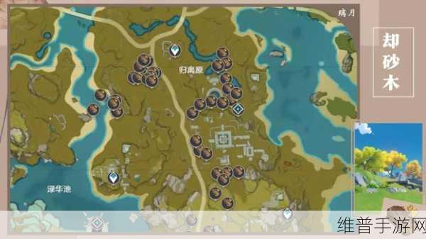 原神枫木采集全攻略，解锁稻妻地图的枫木分布与采集路线