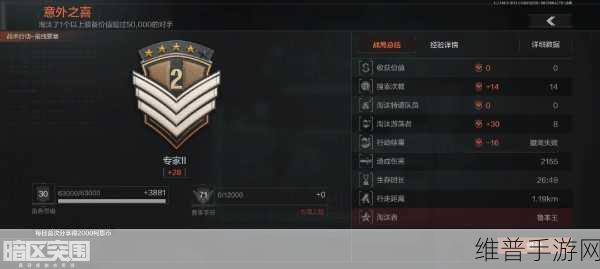 掌握暗区突围段位积分获得方法，助你快速晋升游戏高手