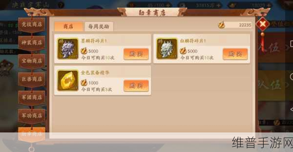 少年三国志 2 巅峰竞技场开启等级及玩法全解析