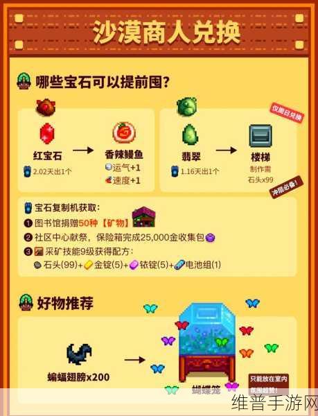 星露谷物语沙漠节攻略，吉尔奖励全解析