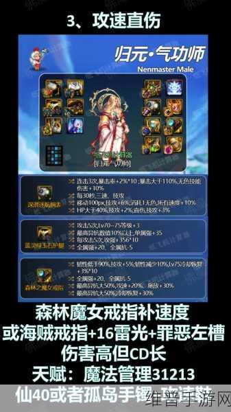 DNF70版本男气功武器排行与史诗手套深度解析
