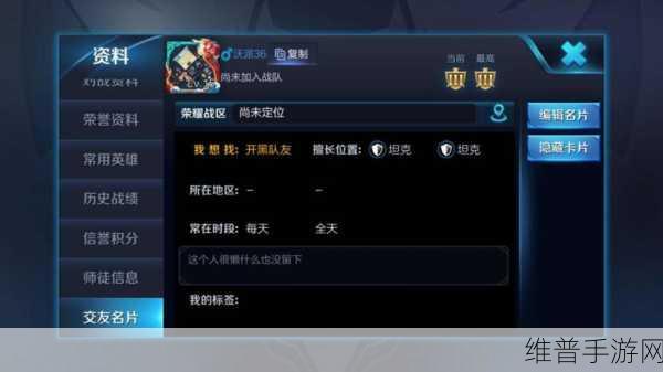 手游社交攻略，解锁新技巧，让对方主动加你微信