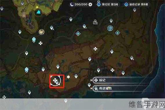 原神探险攻略，5个绘有涂鸦的裂石位置与宠物技能冷却循环技巧