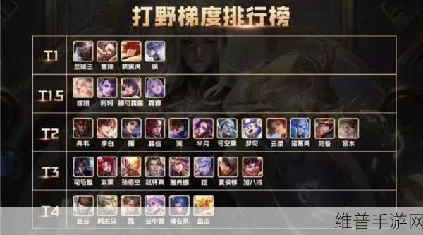 王者荣耀打野英雄排行，揭秘前十最强之选