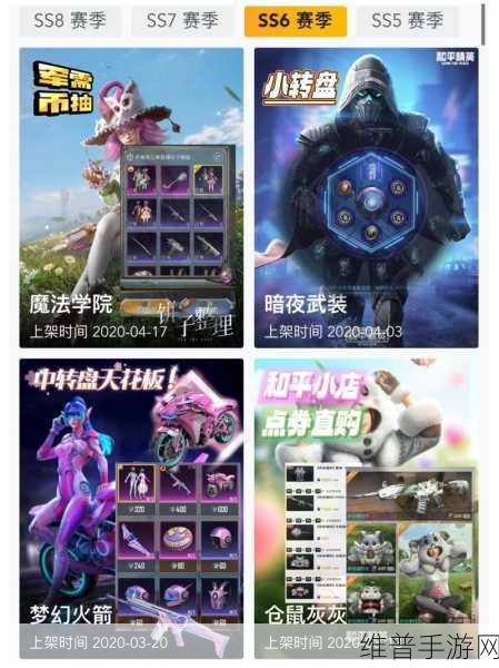 和平精英 SS8 赛季皮肤全揭秘