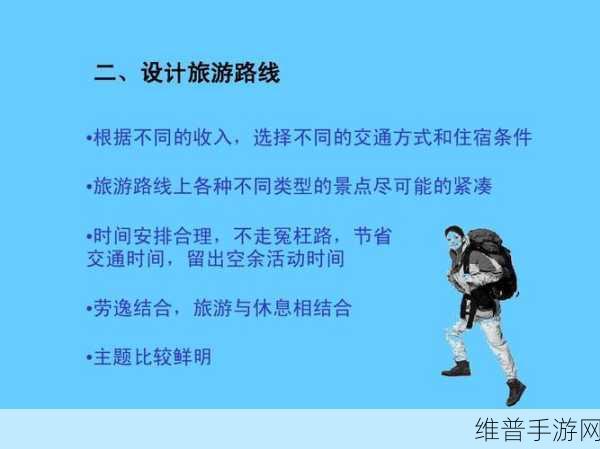 探索未知,手游与旅游路线生成软件的完美融合