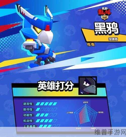 荒野乱斗黑鸦怎么样？黑鸦技能特点深度解析