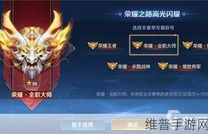 王者荣耀双冠王荣耀之路，解锁专属奖励与攻略指南