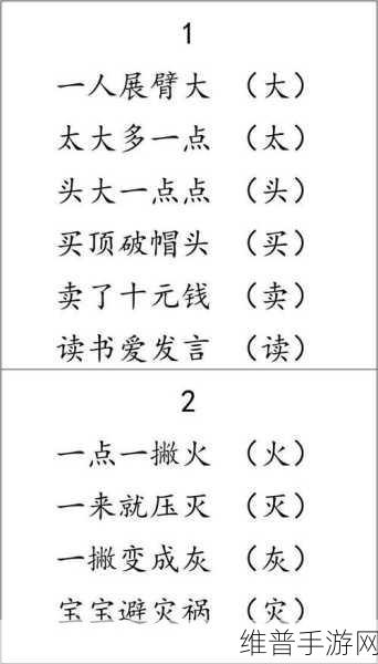 九浅一深三左三右字：1. 九个浅笑与深情的交织
