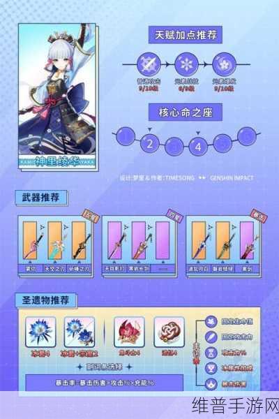 原神手游攻略，神里绫华队伍阵容搭配详解
