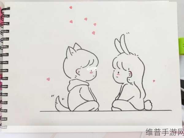 情侣52式小人简笔画大全：1. 浪漫瞬间：情侣52式小人简笔画创意分享
