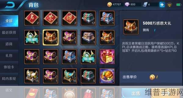 王者荣耀内测幸运皮肤宝箱全攻略，解锁珍稀皮肤的秘密