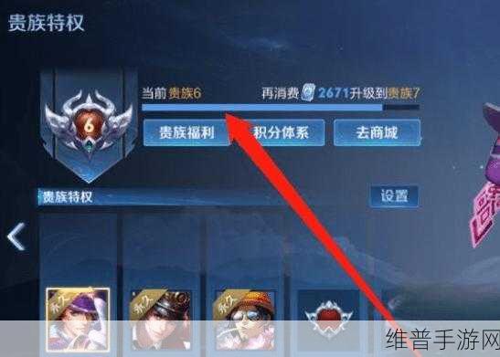 王者荣耀 2021 贵族等级价格全解析