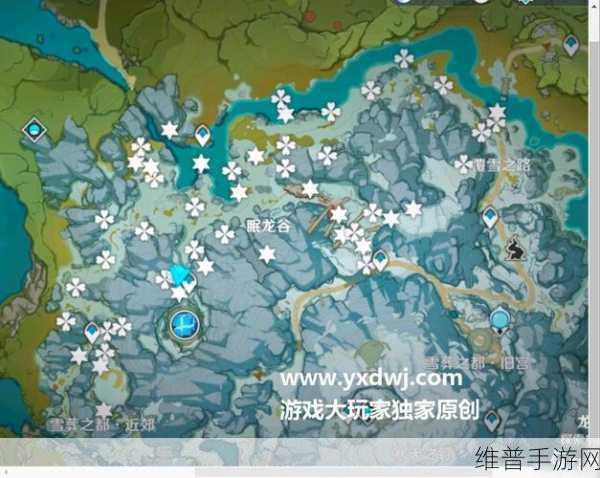 原神肃霜之路逐月符分布位置全攻略