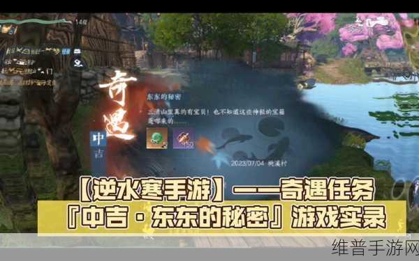 逆水寒手游深度攻略，揭秘东东的秘密任务全解析