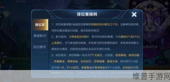 王者荣耀 34 赛季结束时间大揭秘及深度攻略