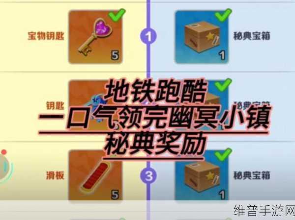 地铁跑酷刷成就领钥匙秘籍大公开