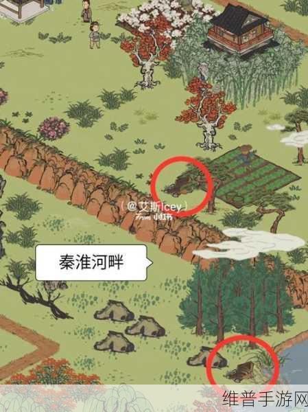 江南百景图秦淮河畔宝箱与钥匙位置全攻略