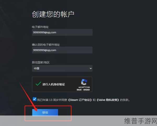 Steam 电子邮件填写攻略，手游玩家必知
