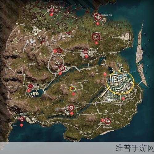 绝地求生手游帝斯顿地图全区域深度解析