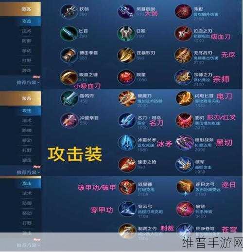 王者荣耀，全面解析专精装备