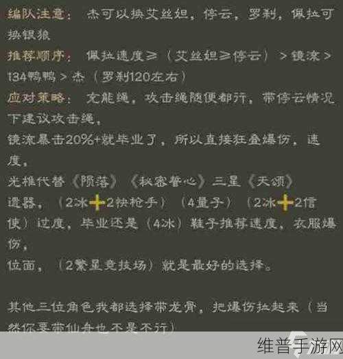 星穹铁道1.1角色排名全解析，打造你的梦幻阵容