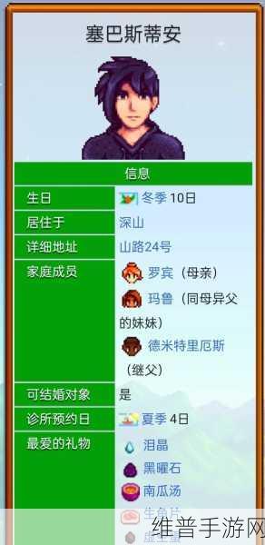星露谷物语中赛巴斯 12 心触发全攻略