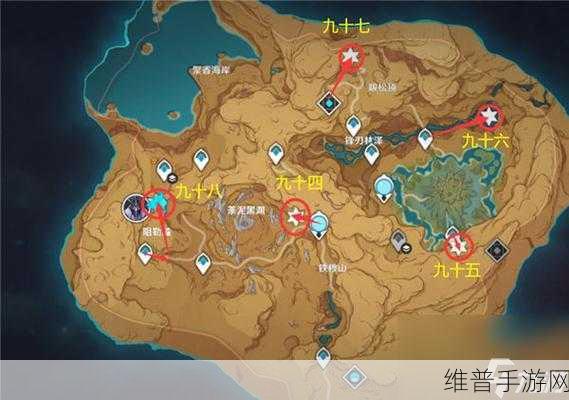 原神3.6苍漠囿土新旋曜玉帛地图位置全攻略