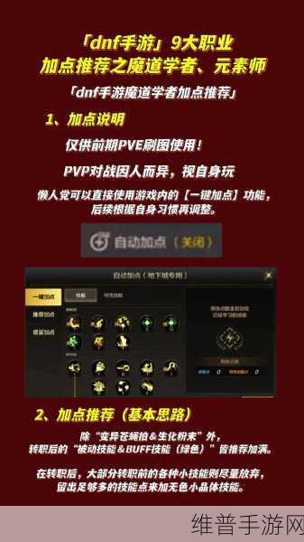 DNF手游攻略，元素师与魔道学者，谁才是你的战斗伙伴？