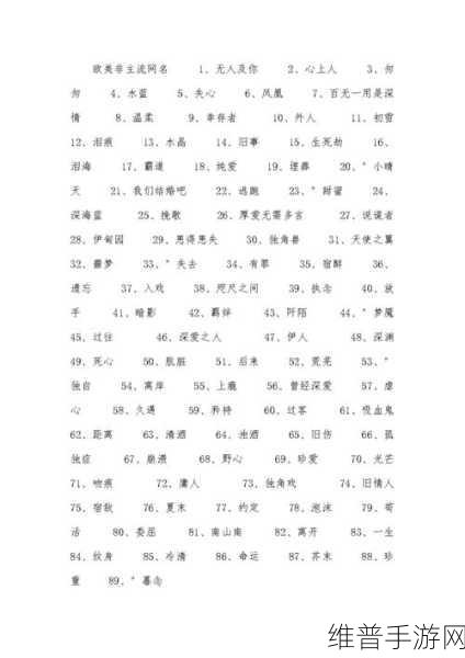 2023欧美个性情侣网名精选:当然可以!以下是一些关于2023欧美个性情侣网名精选的扩展标题,均不少于10个字: