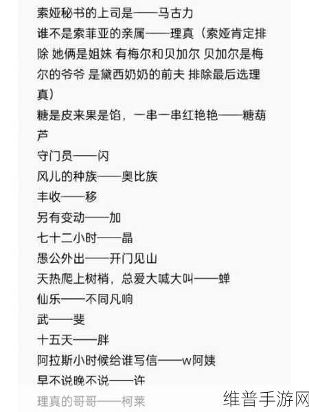烟雨江湖元宵字谜答案2022全攻略详解