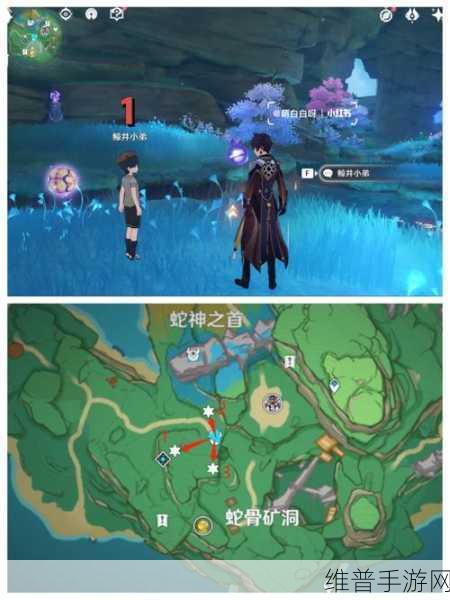 原神鲸井小弟位置全攻略，解锁隐藏挑战与宝箱