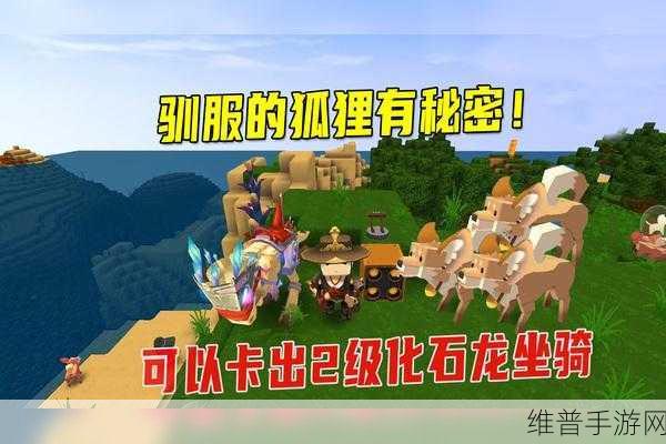迷你世界驯服狼成坐骑秘籍大公开