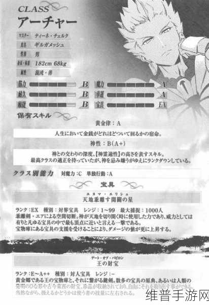 命运冠位指定FGO吉尔伽美什深度介绍
