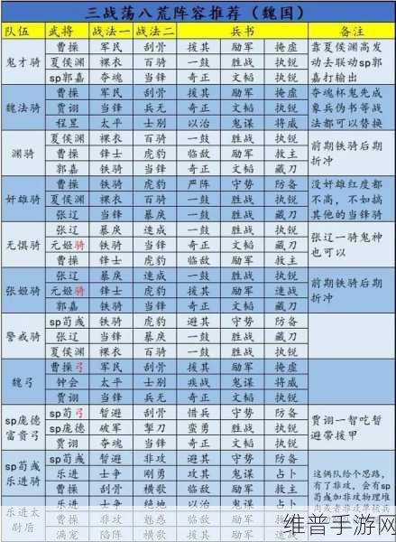 三国志战略版反击流肉盾阵容搭配详解介绍