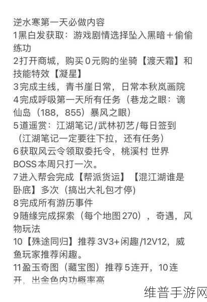 逆水寒手游深度攻略，揭秘夺魄密卷获取全解析