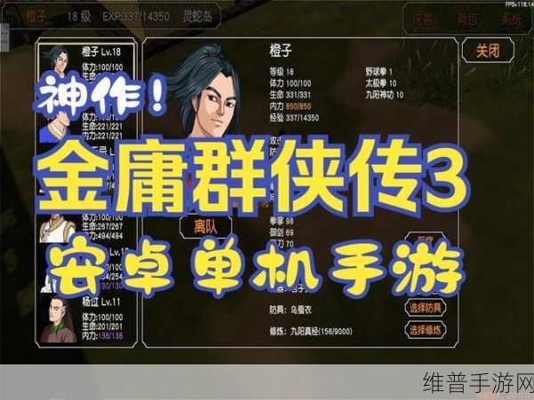 金庸群侠传 3  修改器全方位深度解析