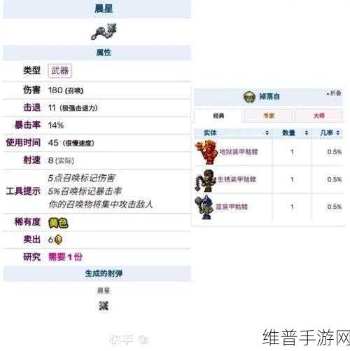 泰拉瑞亚，晨星鞭获取全攻略指南