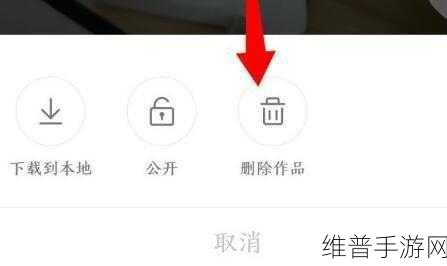 快手极速版手游攻略，如何高效删除作品