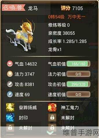 大话西游手游深度攻略,格子全开,培养超牛龙马全解析