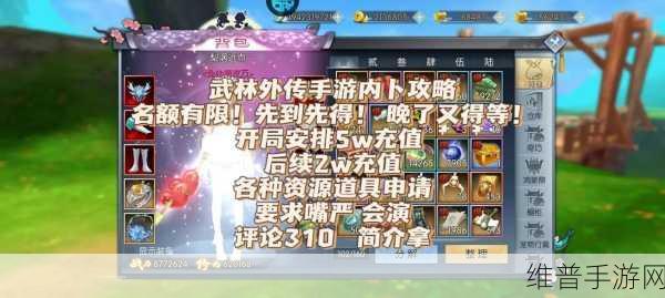 武林外传手游侠影选择全攻略