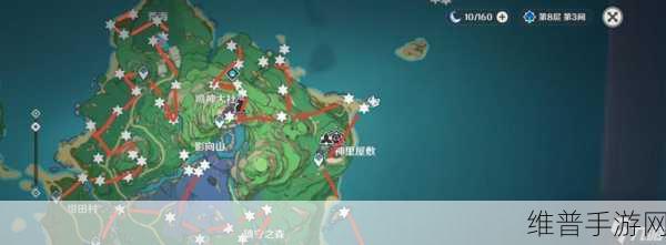 原神刃连岛探险攻略，五把钥匙的详尽位置解析