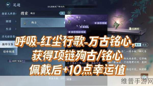 逆水寒手游幸运值作用全面解析