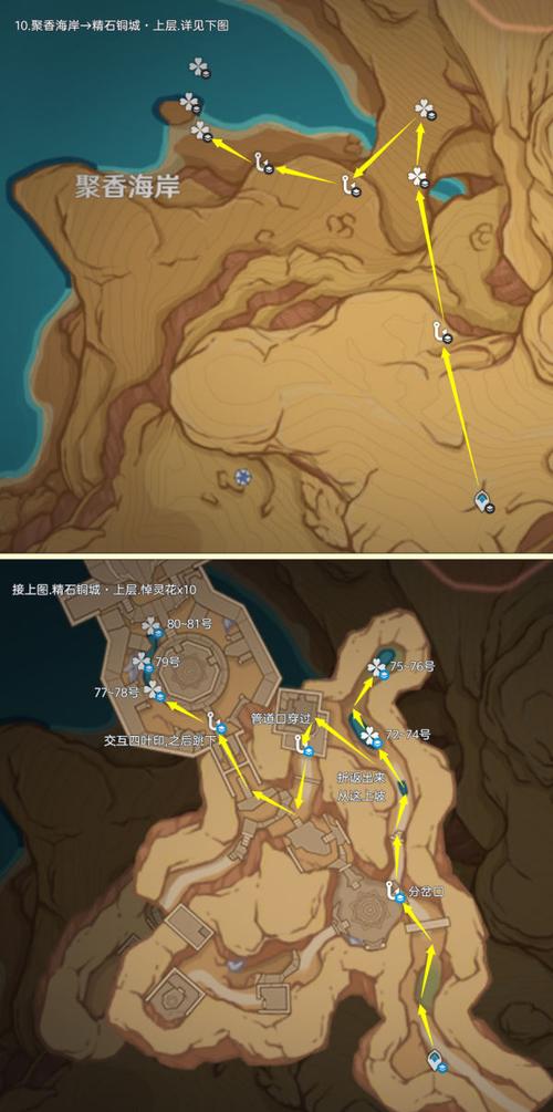 原神手游攻略，全面解析悼灵花位置分布图