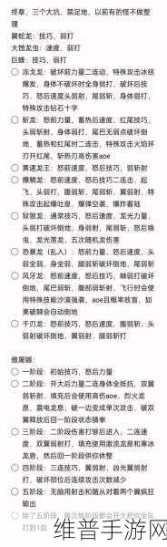 怪物猎人崛起最终BOSS战，装备选择与攻略指南