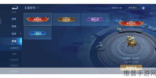 王者荣耀镜像对决成就解锁攻略，全面解析与实战技巧