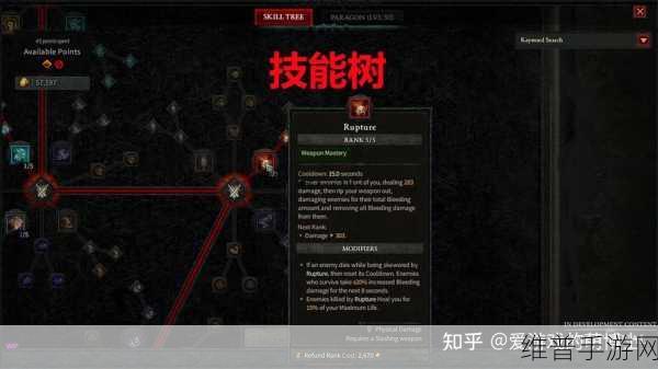 暗黑破坏神4最新动态，深入解析游戏更新与玩法变化