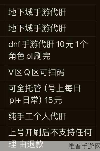 DNF手游攻略，揭秘当前最赚钱的材料倒卖策略